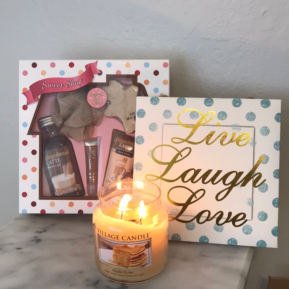 (Free bundle item) Sweet shop gingerbread bath set